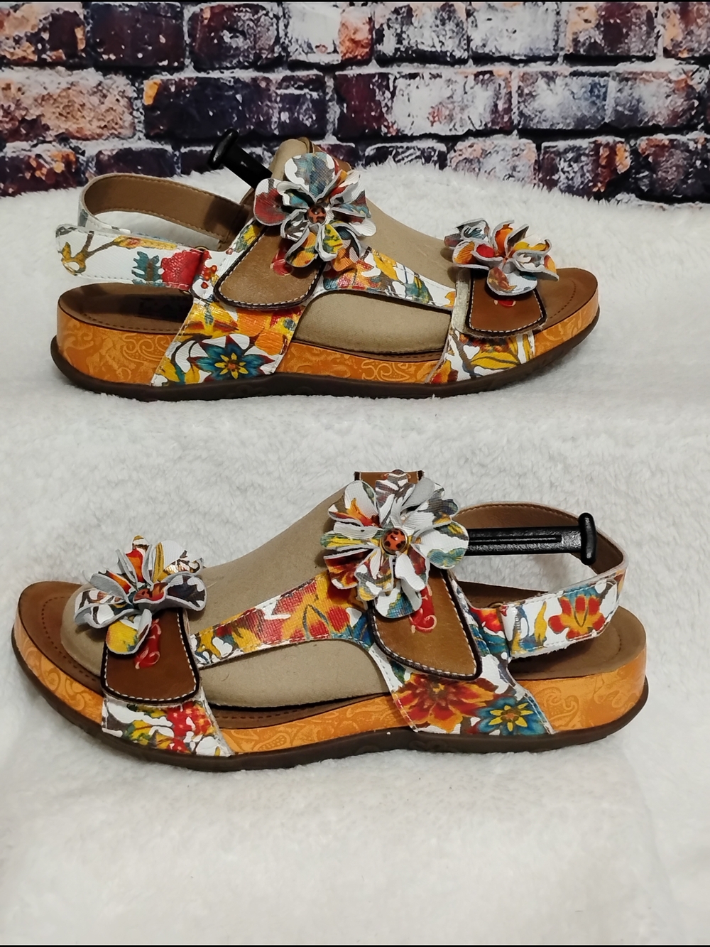 Spring Step L'Artiste Women's ERICA-SPRING Leather Slide Sandals  39